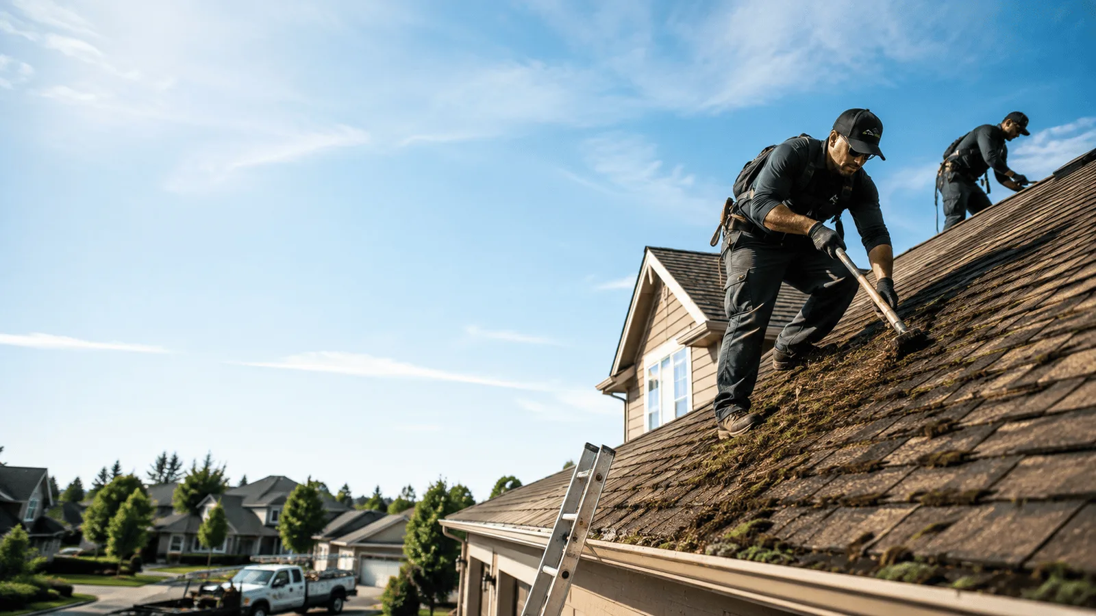Roof Moss Removal in Blair, OK near me